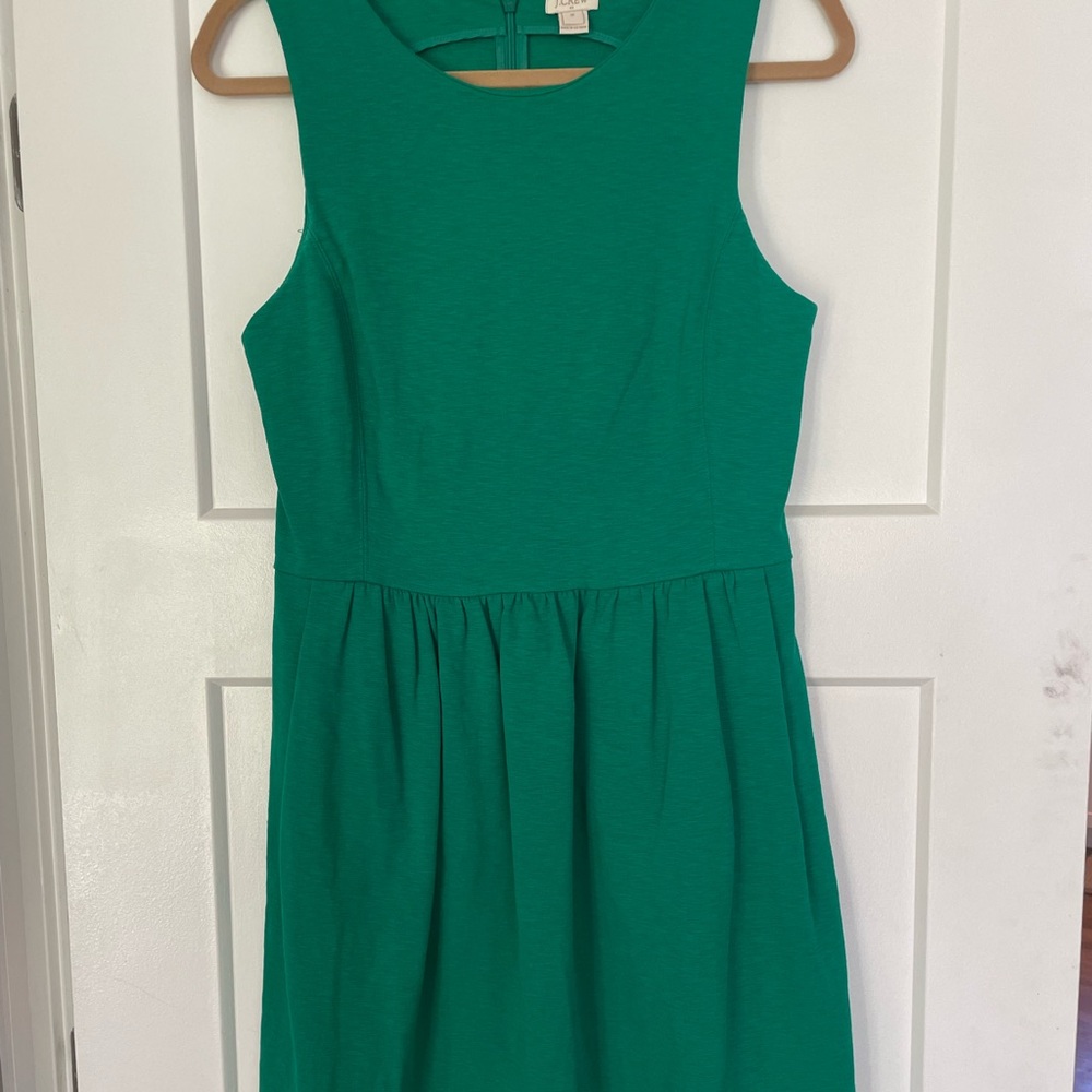 JCrew fit and flare dress.